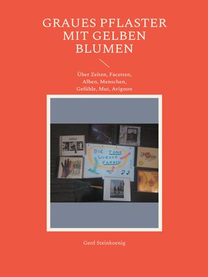 cover image of Graues Pflaster mit gelben Blumen